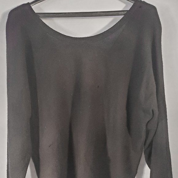 Vince V-Back Black Cashmere Sweater (Damaged) - Picture 1 of 6